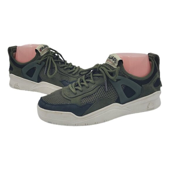 Pajar Comfort Fit Green Mesh & Leather Yano Sneakers Men's US Size 8 / 8.5 - Picture 1 of 12